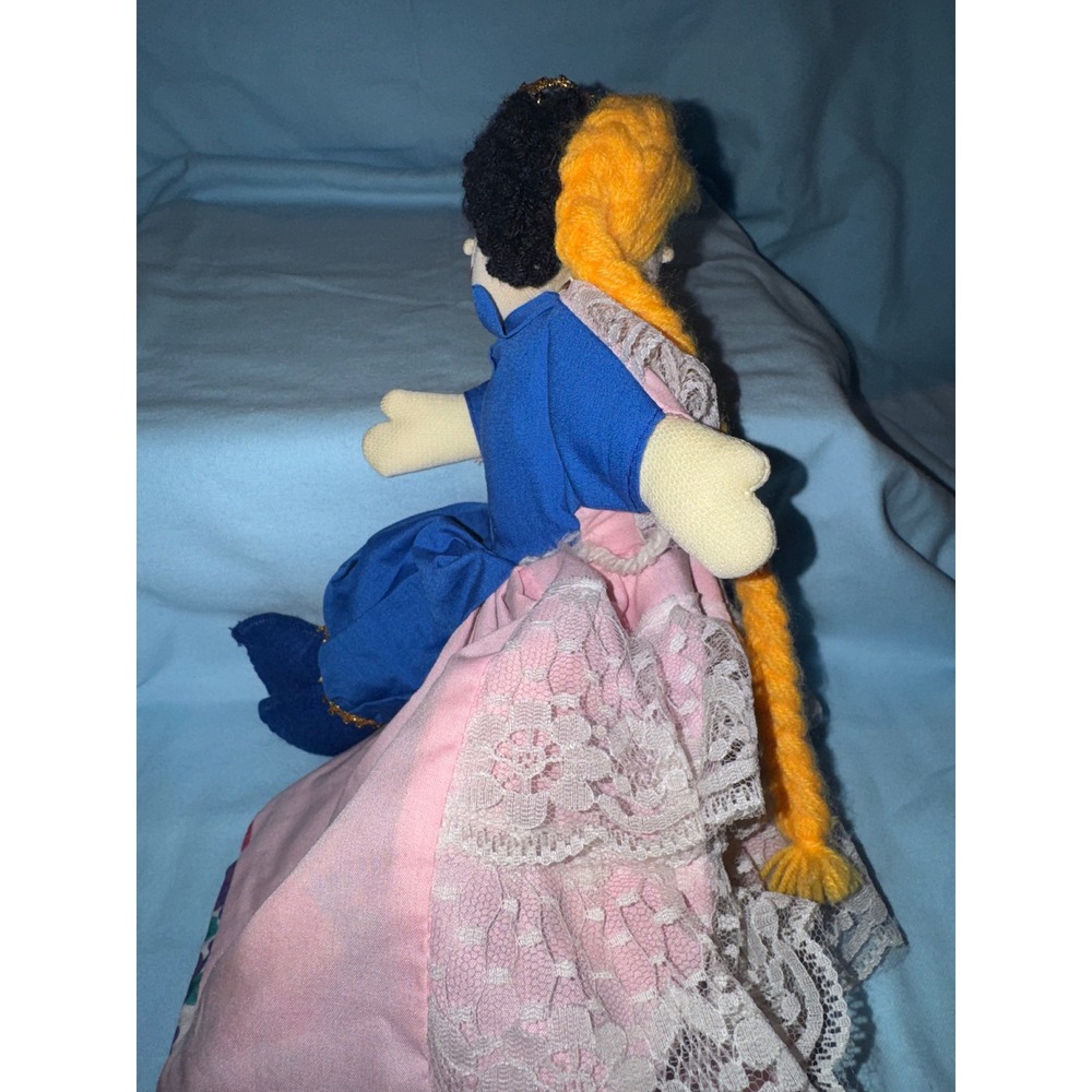 Vintage Sleeping Beauty 3-in-1 Topsy Turvy Flip Doll Princess Prince Fairy - Picture 11 of 12